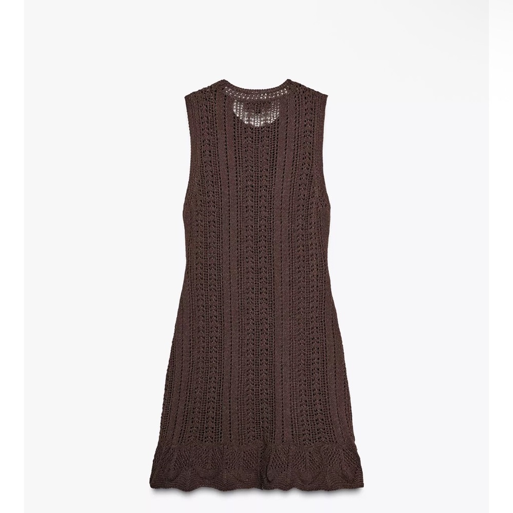 zara brown crochet dress | Dresses | Zara Sleeveless Nwt size-tt-grand-xx-large Amanda Uprichard Strapless Puzzle CAMO Colors:RealTree Hardwoods small fits sizes 2